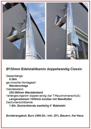 Edelstahl Kamin Kosten