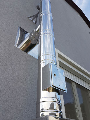 Edelstahlkamin Doppelwandig Classic 0,6